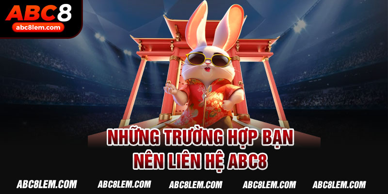 Tình huống cụ thể khi kết nối với abc8